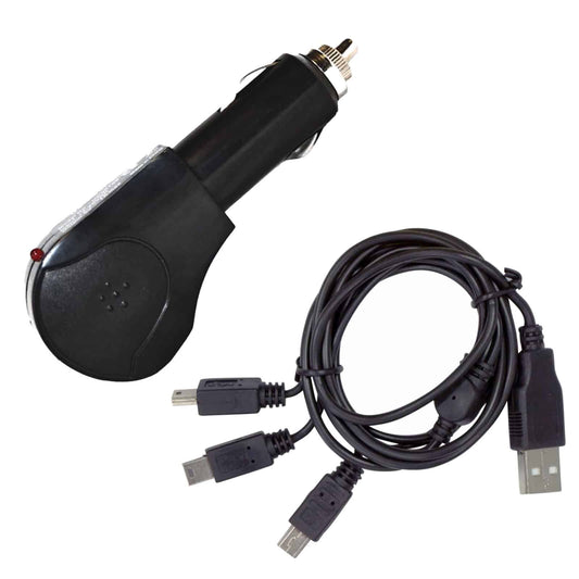 USB Car Charger for XP DEUS & ORX with 3 way cable.